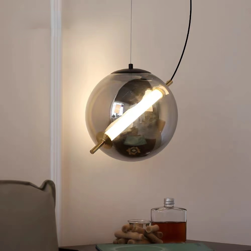 Commercial Kitchen Island - Led Glass Pendant Light Kitchen Bedroom