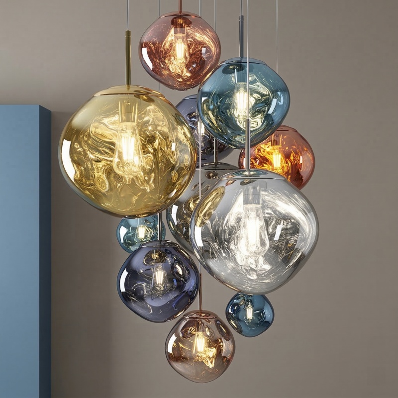 Commercial Kitchen Island - Nordic LED Pendant Light Irregular Lava