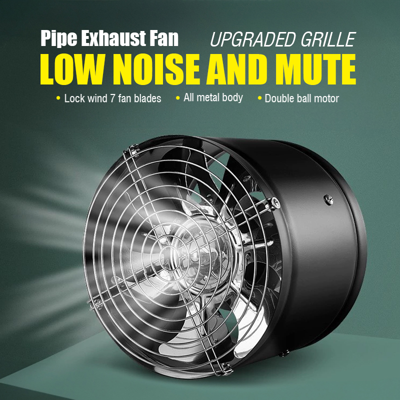 Commercial Kitchen Walls - 4/6/7/8 Inch Metal Duct Exhaust Fan