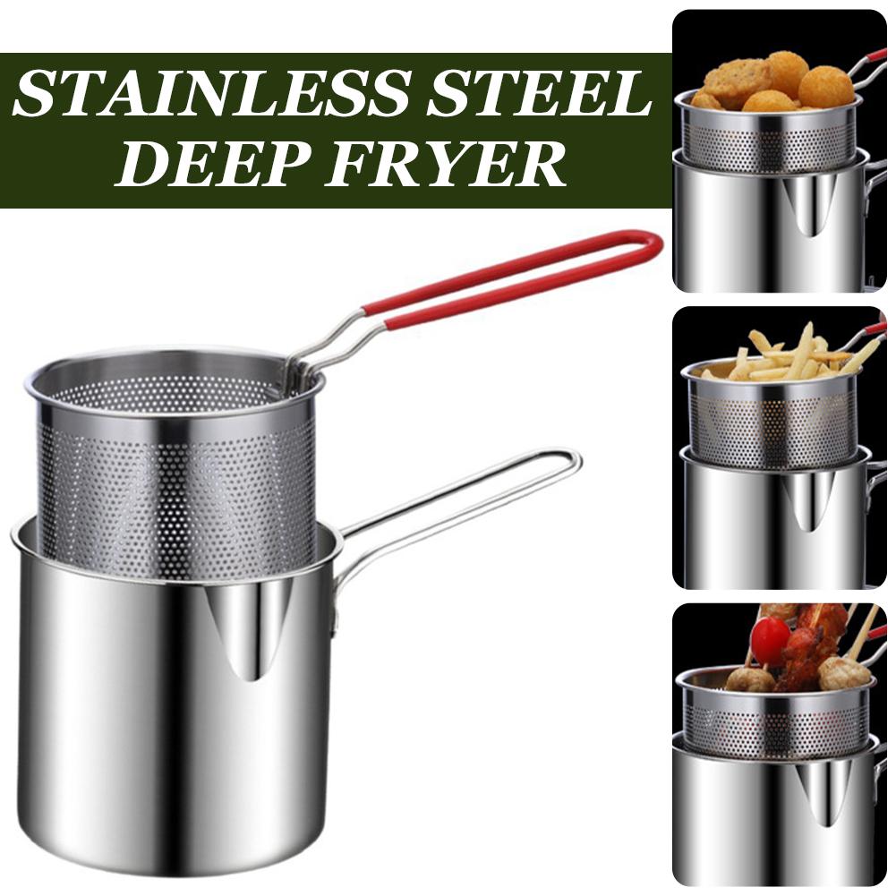 Commercial Kitchen Appliances - Stainless Steel Deep Frying Pot Set