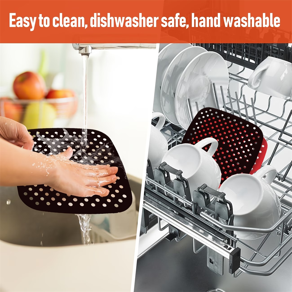 Reusable Air Fryer Pad, Silico - Commercial Kitchen Pots And Pans recensione e prezzo