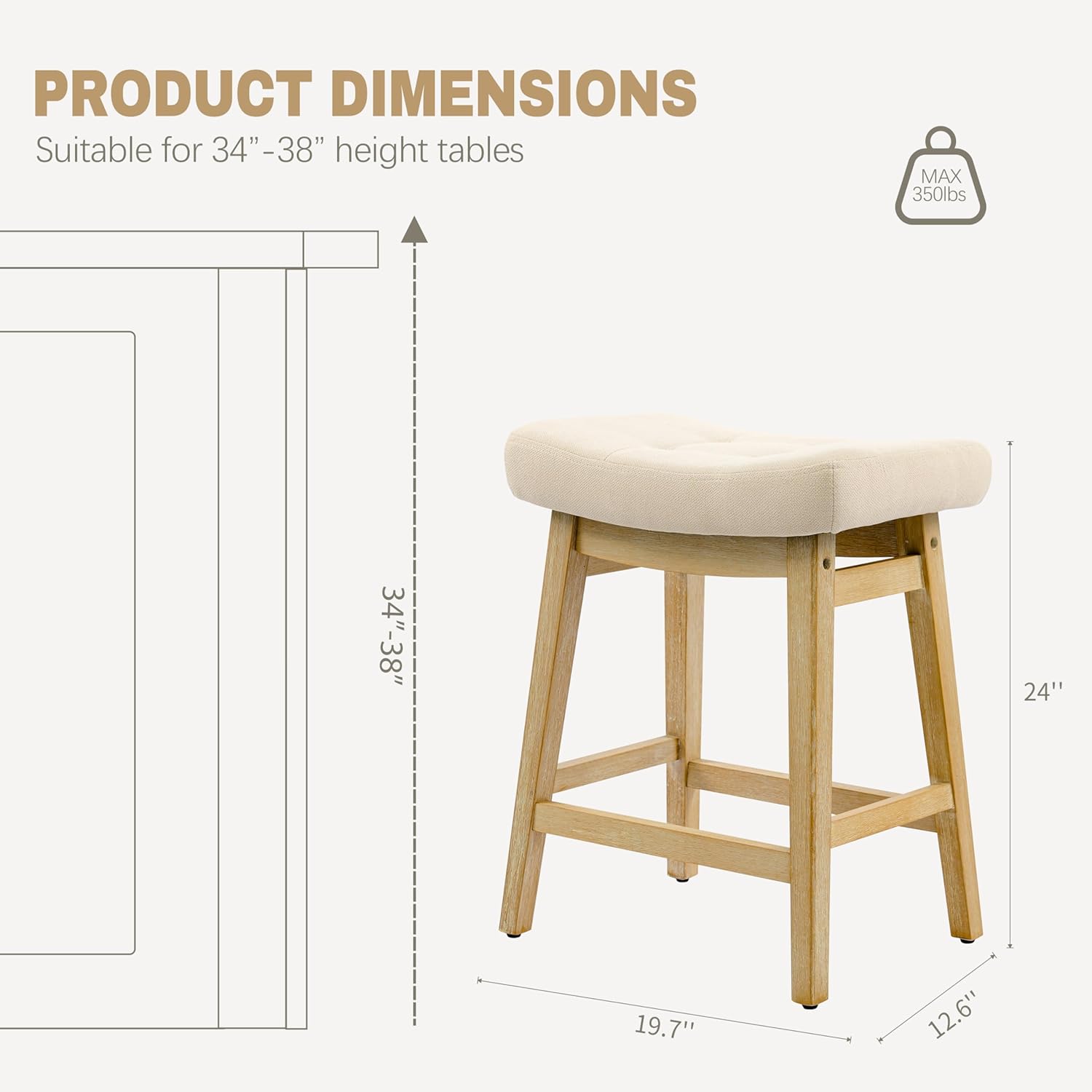 Counter Height Bar Stools Set  - Commercial Kitchen Island recensione e prezzo