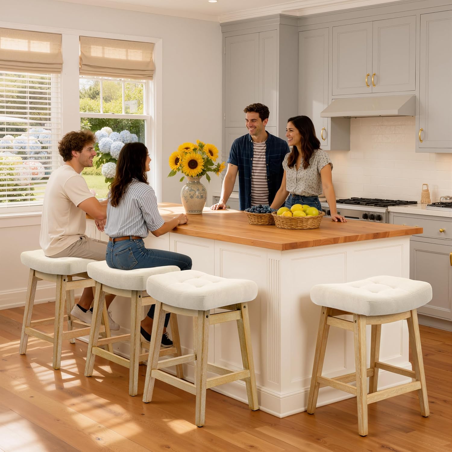 Counter Height Bar Stools Set  - Commercial Kitchen Island recensione e prezzo
