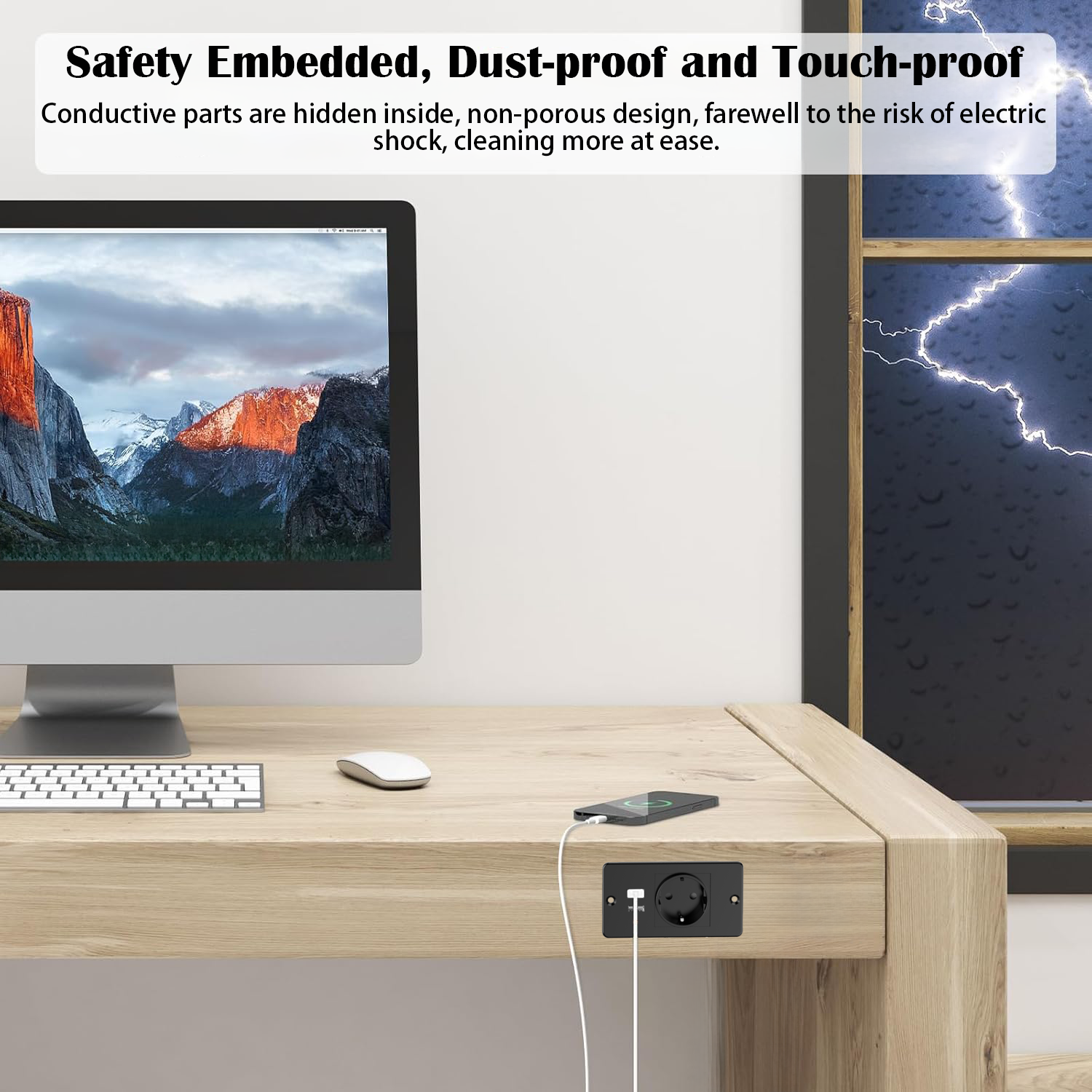 Embedded EU Power Strip with 2 - Commercial Kitchen Outlets recensione e prezzo