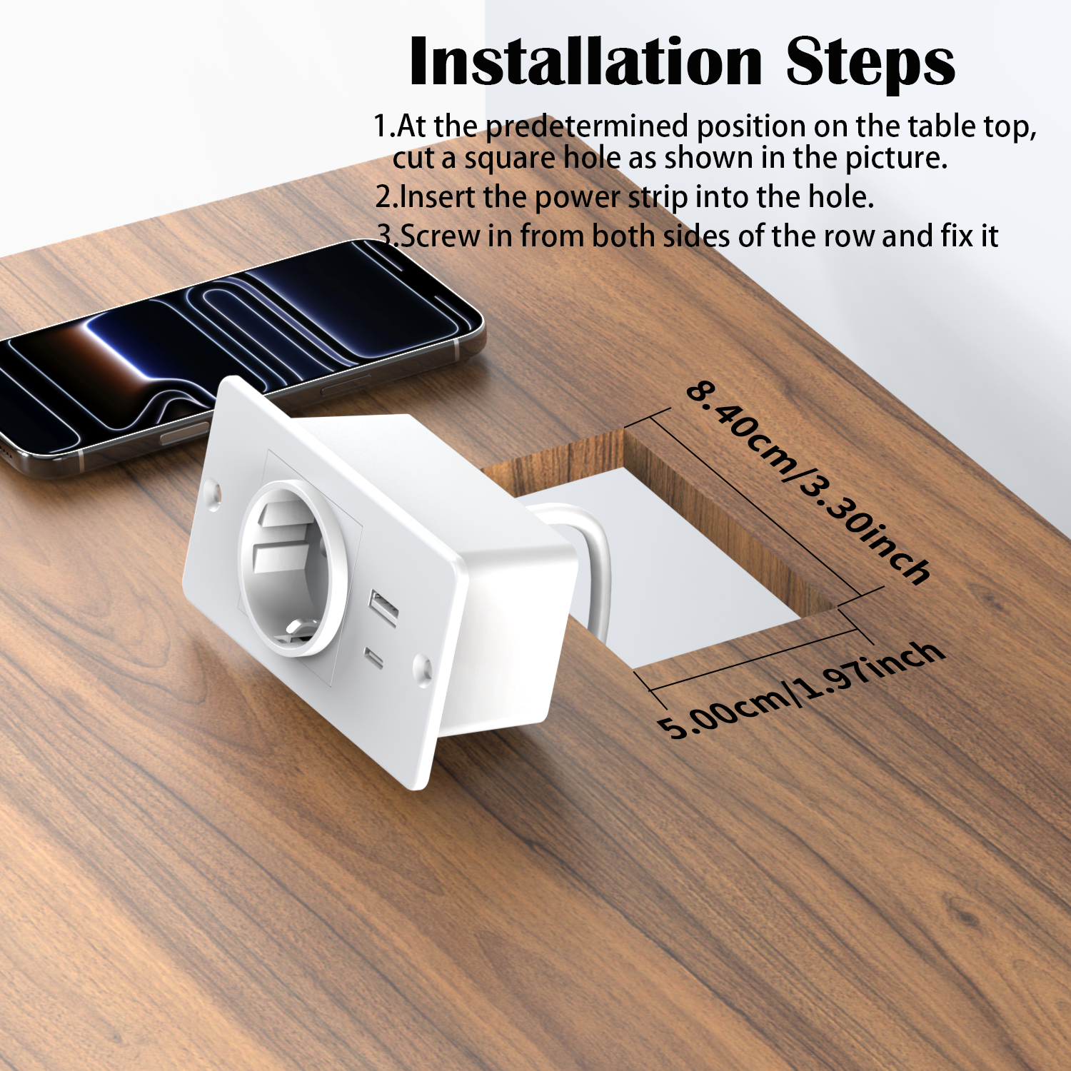Embedded Power Strip with USB- - Commercial Kitchen In Residential Home recensione e prezzo
