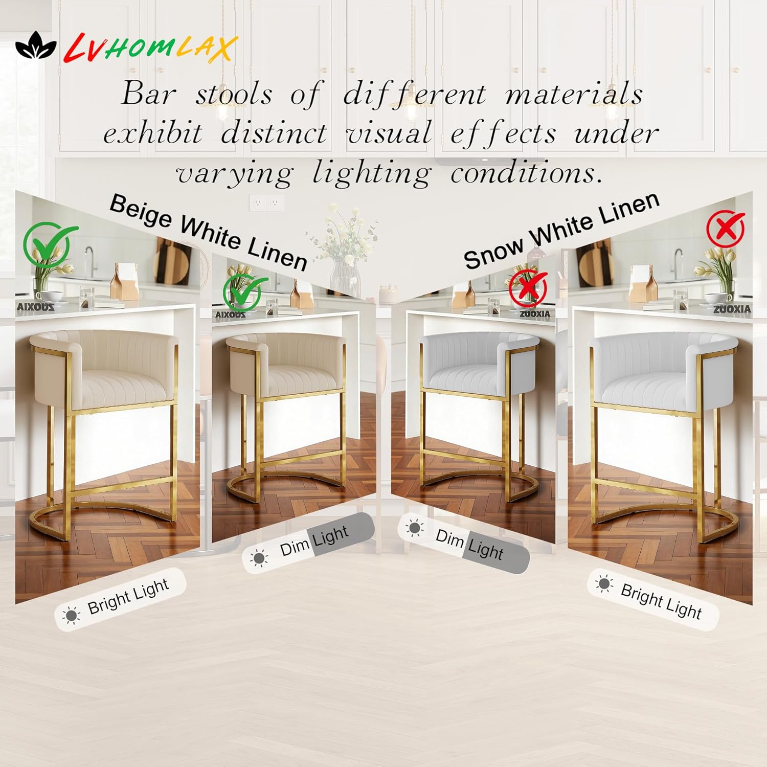 26in Upholstered Counter Heigh - Commercial Kitchen Island recensione e prezzo