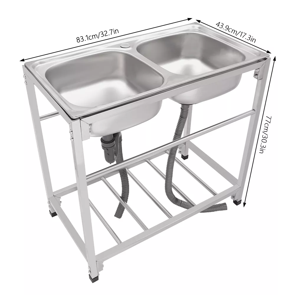 Commercial Double Bowl Sink Ki - Commercial Kitchen Outlets recensione e prezzo