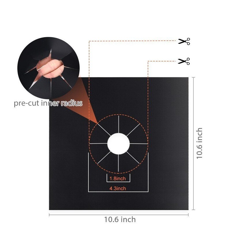4 Piece Gas Stove Protector Co - Commercial Kitchen Hood Cleaning recensione e prezzo