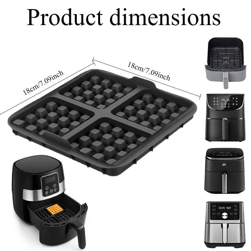 Square Waffle Mold, Non-Stick  - Commercial Kitchen Pots And Pans recensione e prezzo