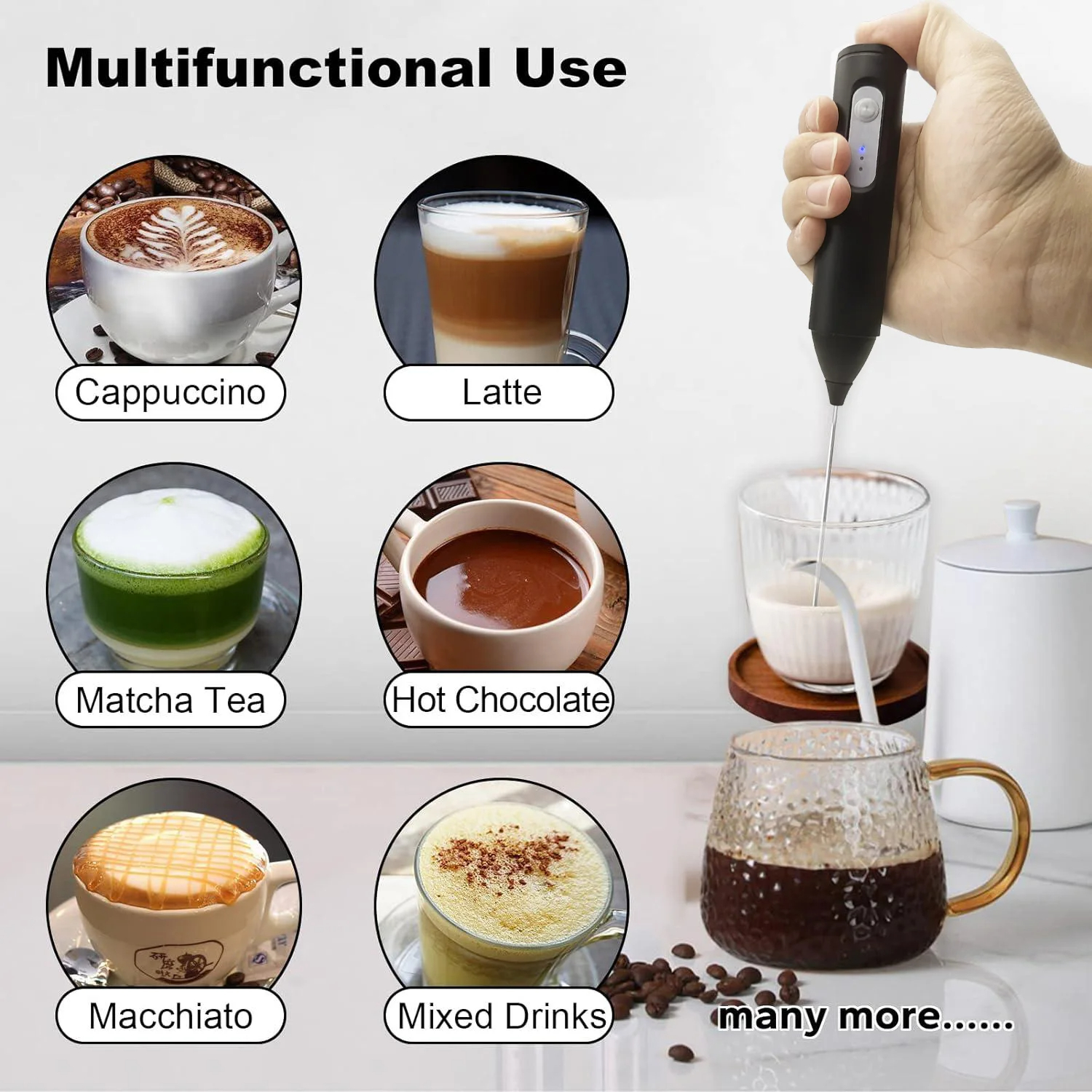 Handheld milk frother, electri - Juice Extractor Commercial recensione e prezzo