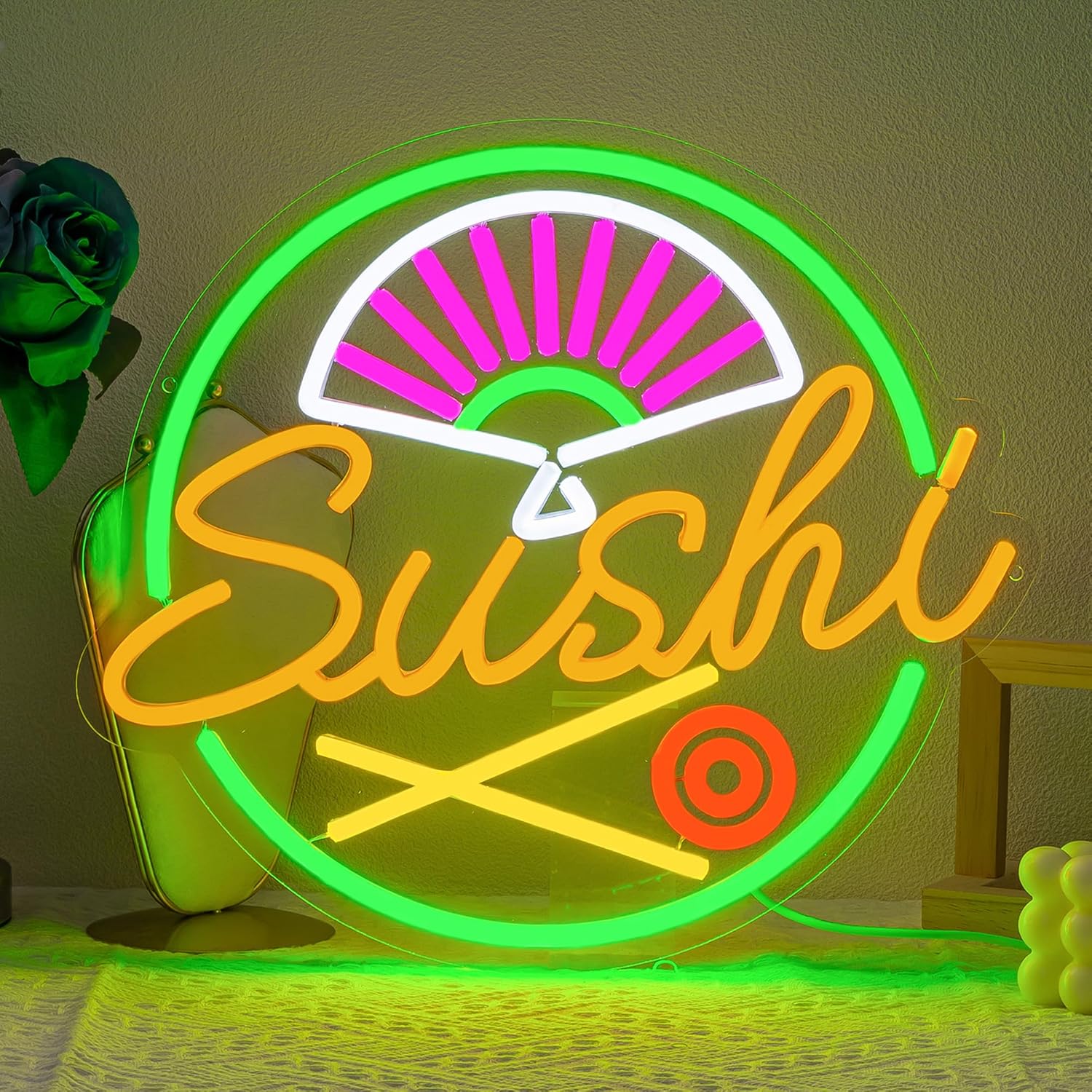 Sushi Neon Sign for Wall Decor - Commercial Kitchen Walls recensione e prezzo