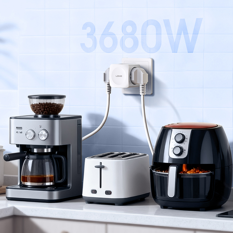 LDNIO 4 EU Outlet Power Cube,  - Commercial Kitchen Outlets recensione e prezzo