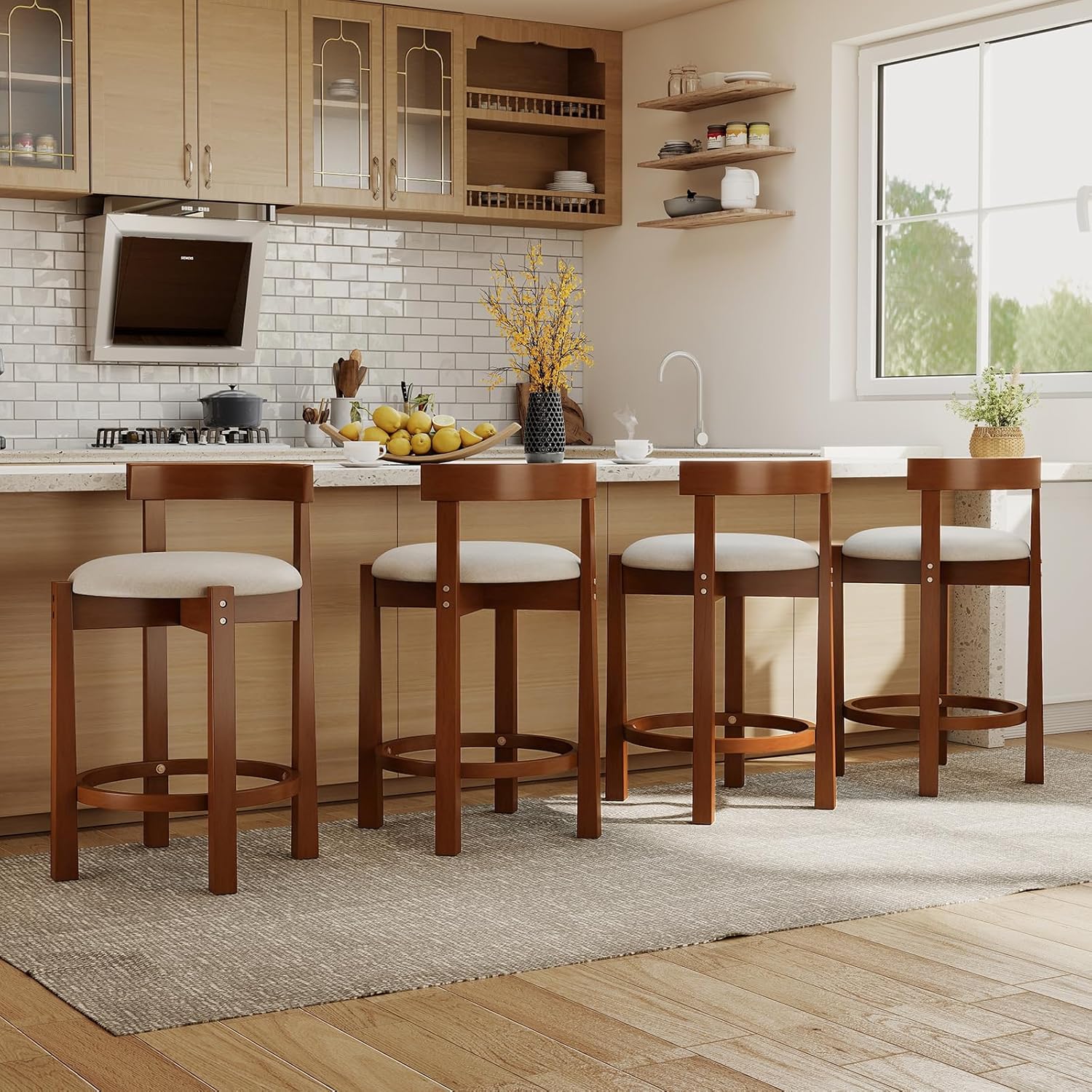 Counter Height Stools Set of 4 - Commercial Kitchen Island recensione e prezzo