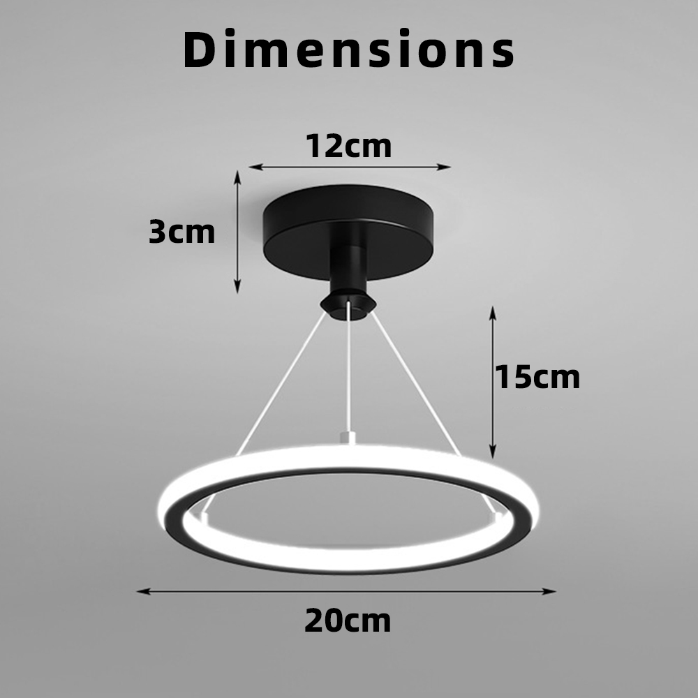 Modern LED Circular Pendant Li - Commercial Kitchen Island recensione e prezzo