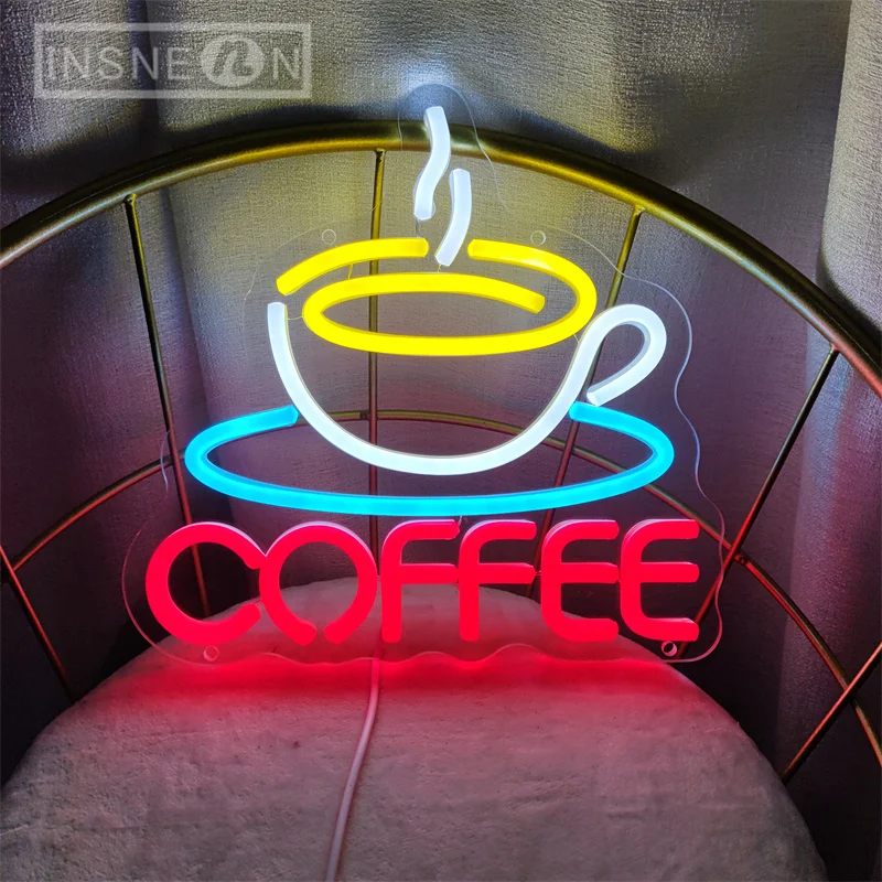 Coffee Cup Designed Neon Sign  - Commercial Kitchen Walls recensione e prezzo