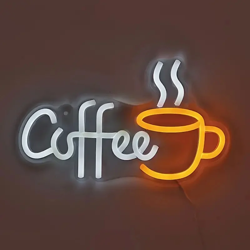 Coffee Cup Designed Neon Sign  - Commercial Kitchen Walls recensione e prezzo