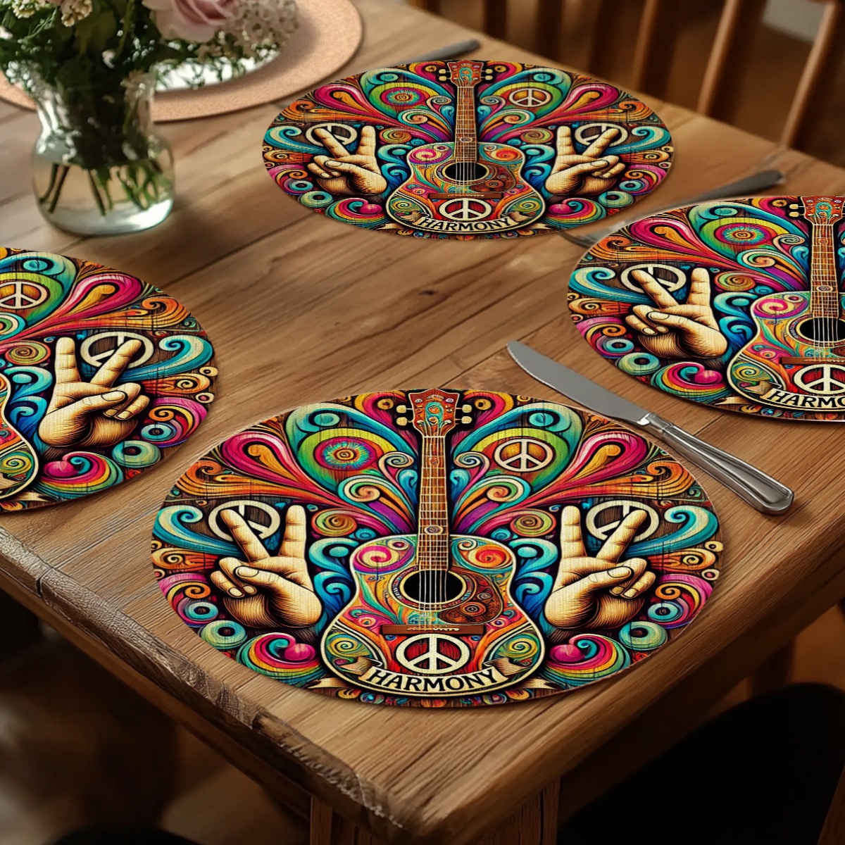 4 Vintage Guitar Wreath Mats | - Commercial Kitchen In Home recensione e prezzo