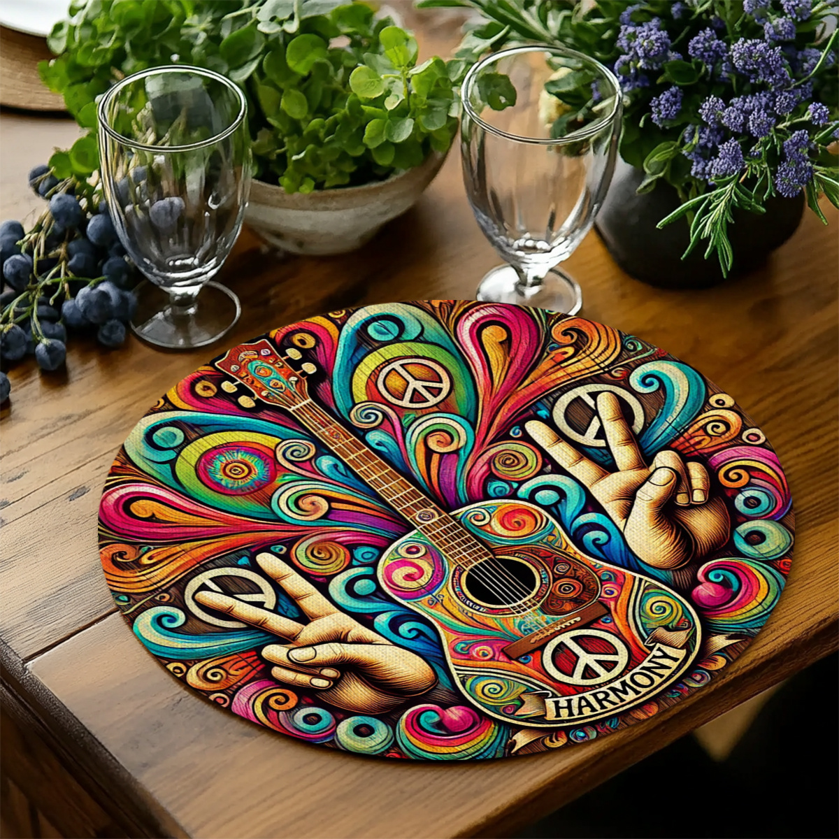 4 Vintage Guitar Wreath Mats | - Commercial Kitchen In Home recensione e prezzo