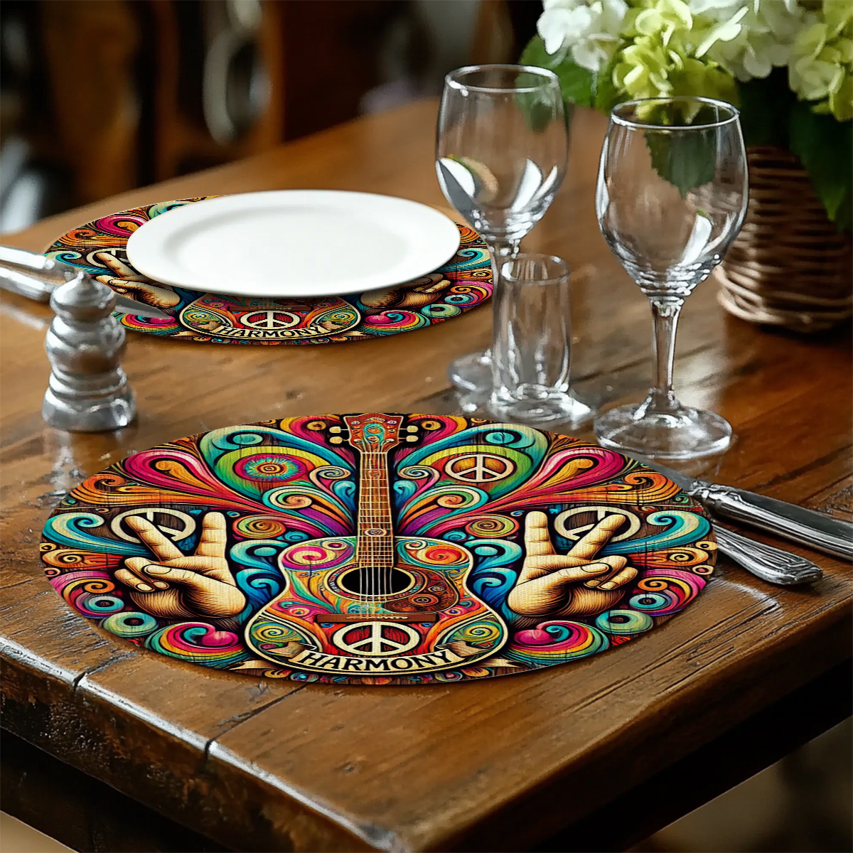 4 Vintage Guitar Wreath Mats | - Commercial Kitchen In Home recensione e prezzo