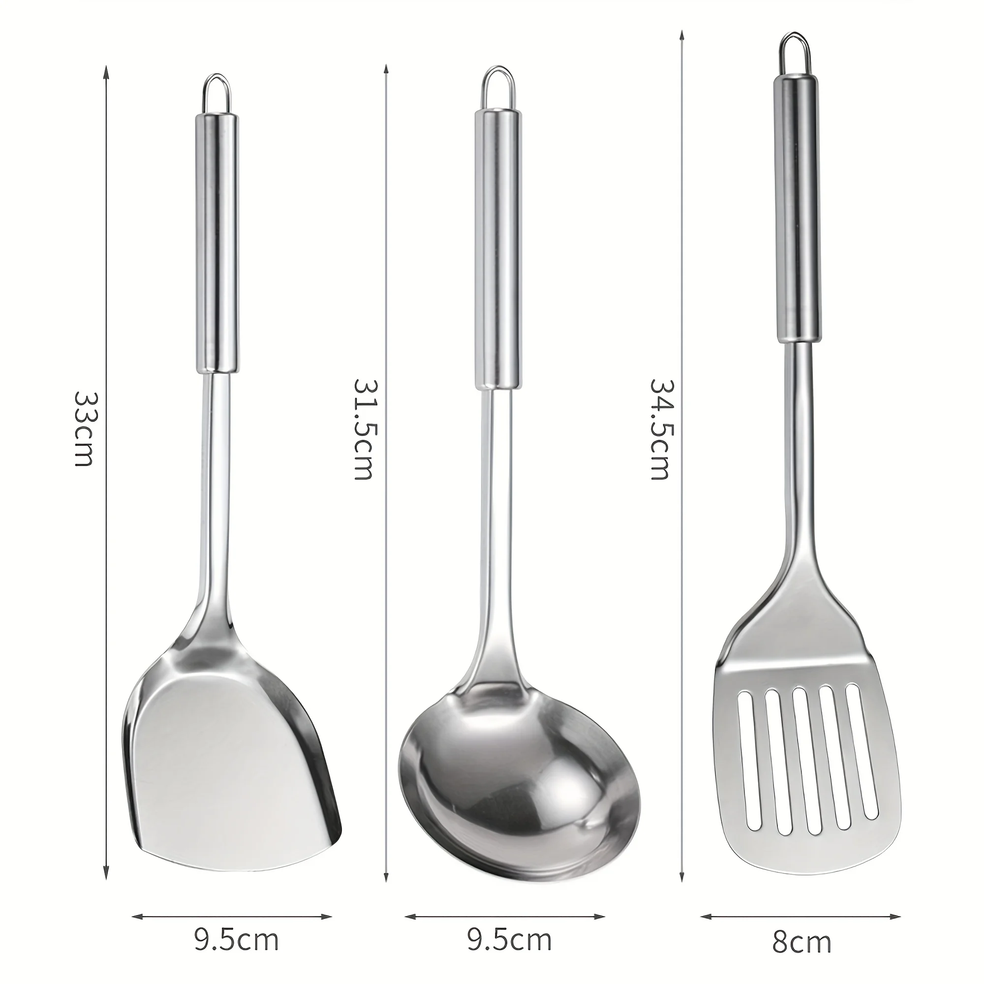 9pcs Cooking Utensil Set, 304  - Commercial Kitchen In Home recensione e prezzo