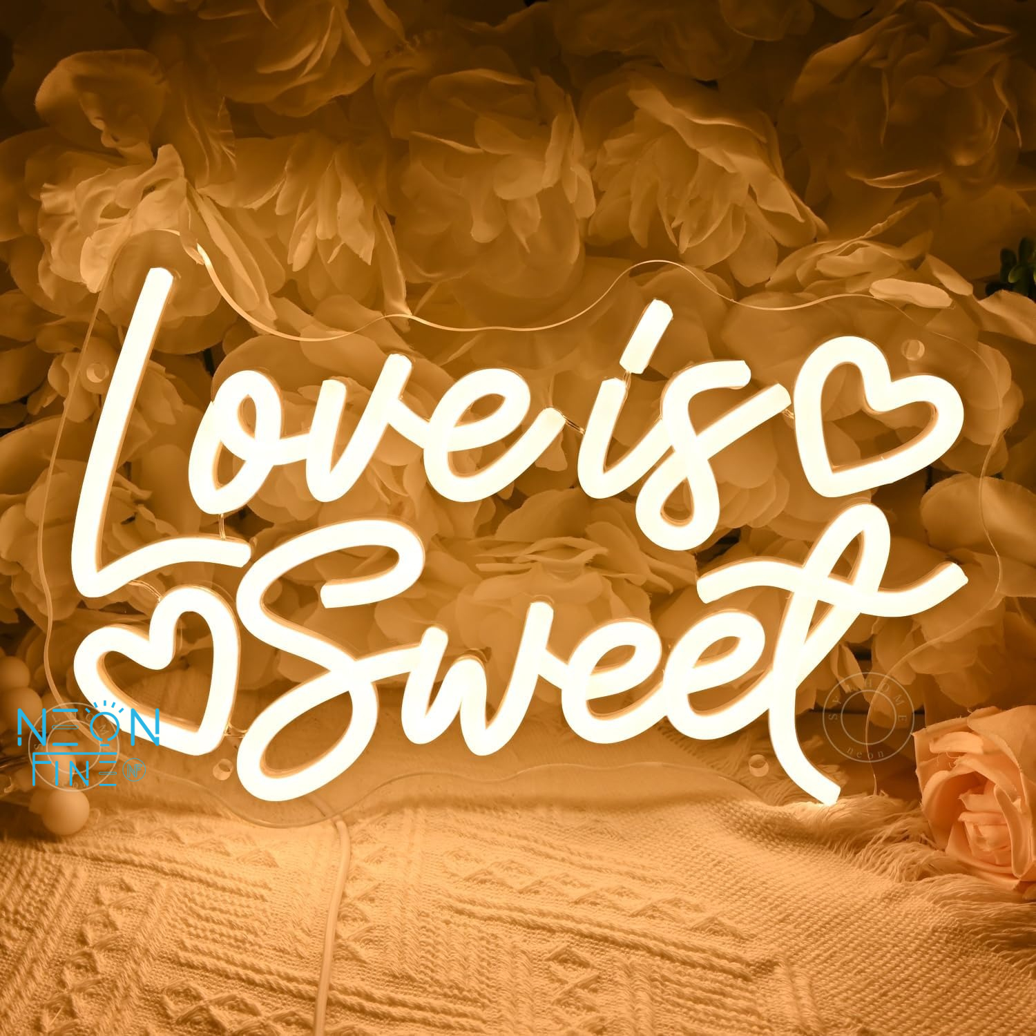 Love Is Sweet Neon Light Sign  - Commercial Kitchen Walls recensione e prezzo