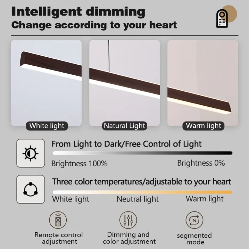 Walnut Led Pendant Light Long  - Commercial Kitchen Island recensione e prezzo