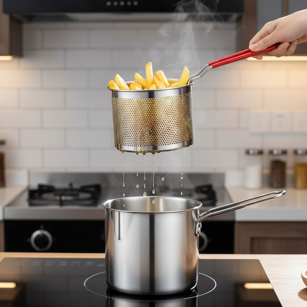 Stainless Steel Deep Frying Po - Commercial Kitchen Appliances recensione e prezzo
