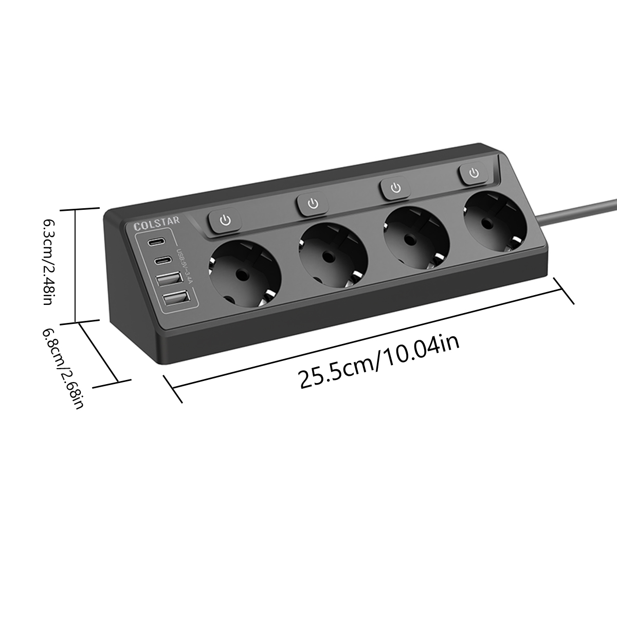 Power Strip Multi Plug 4 Socke - Commercial Kitchen In Residential Home recensione e prezzo