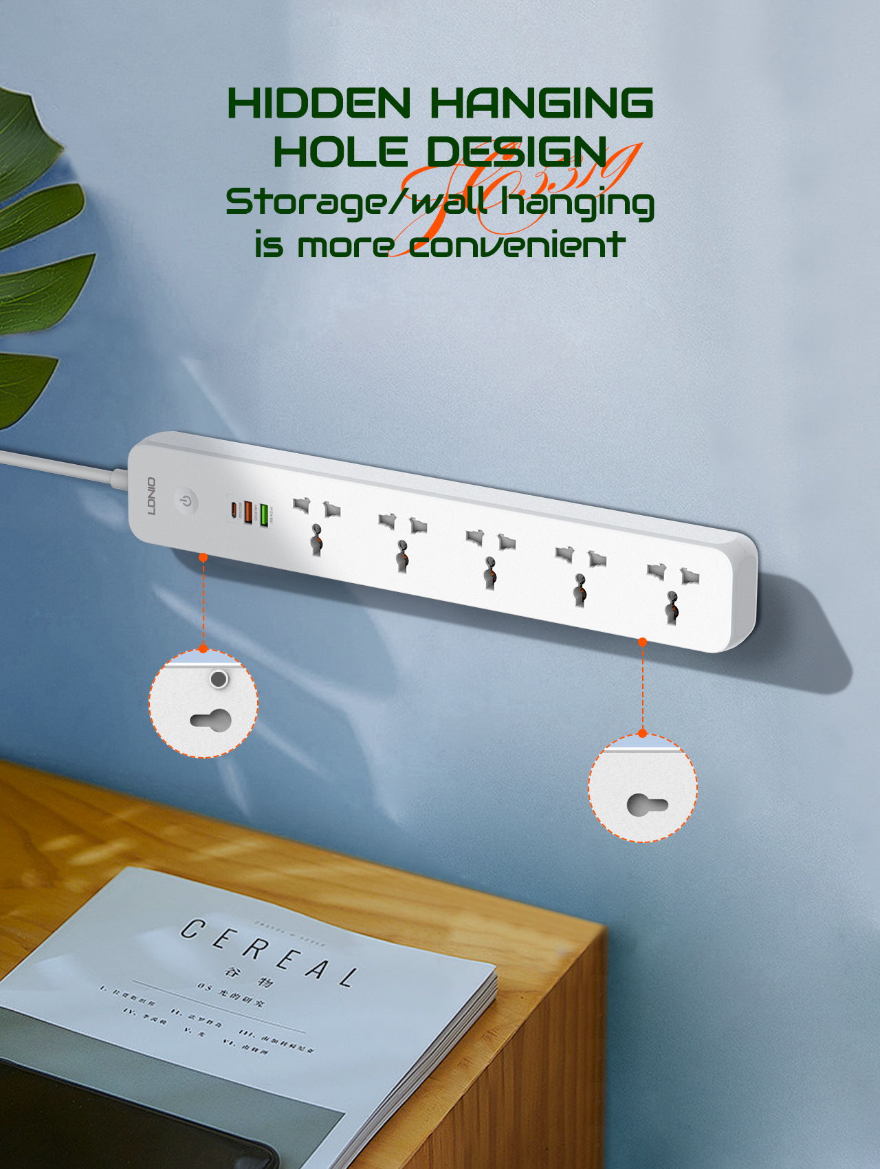 LDNIO 2500W Power Strip with 5 - Commercial Kitchen Outlets recensione e prezzo