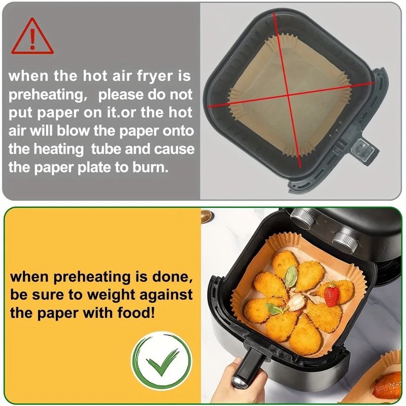 Air Fryer Paper Liners Disposa - Commercial Kitchen Appliances recensione e prezzo