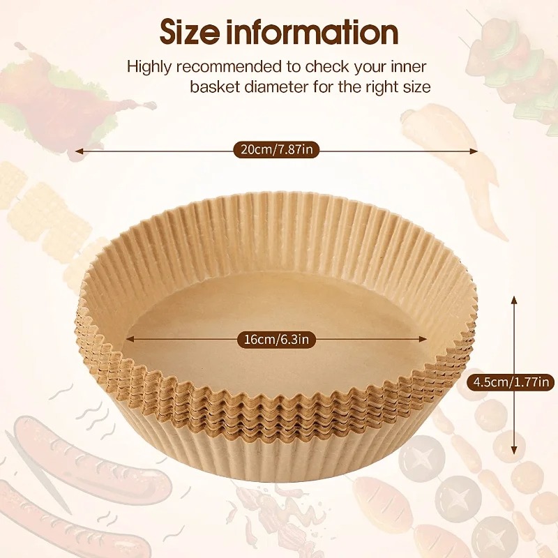 Air Fryer Paper Liners Disposa - Commercial Kitchen Appliances recensione e prezzo