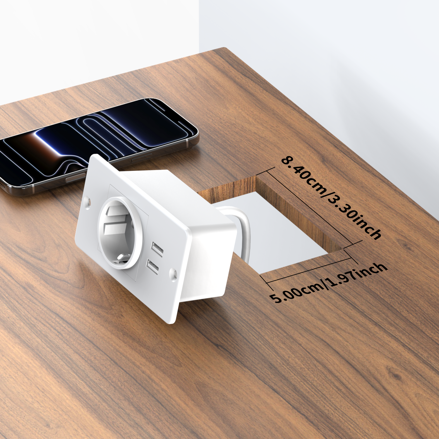 EU Embedded Power Strip with 2 - Commercial Kitchen Outlets recensione e prezzo