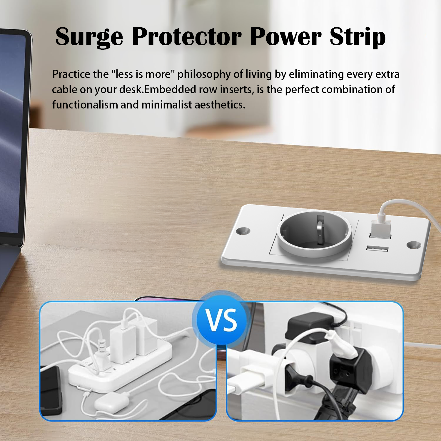 EU Embedded Power Strip with 2 - Commercial Kitchen Outlets recensione e prezzo